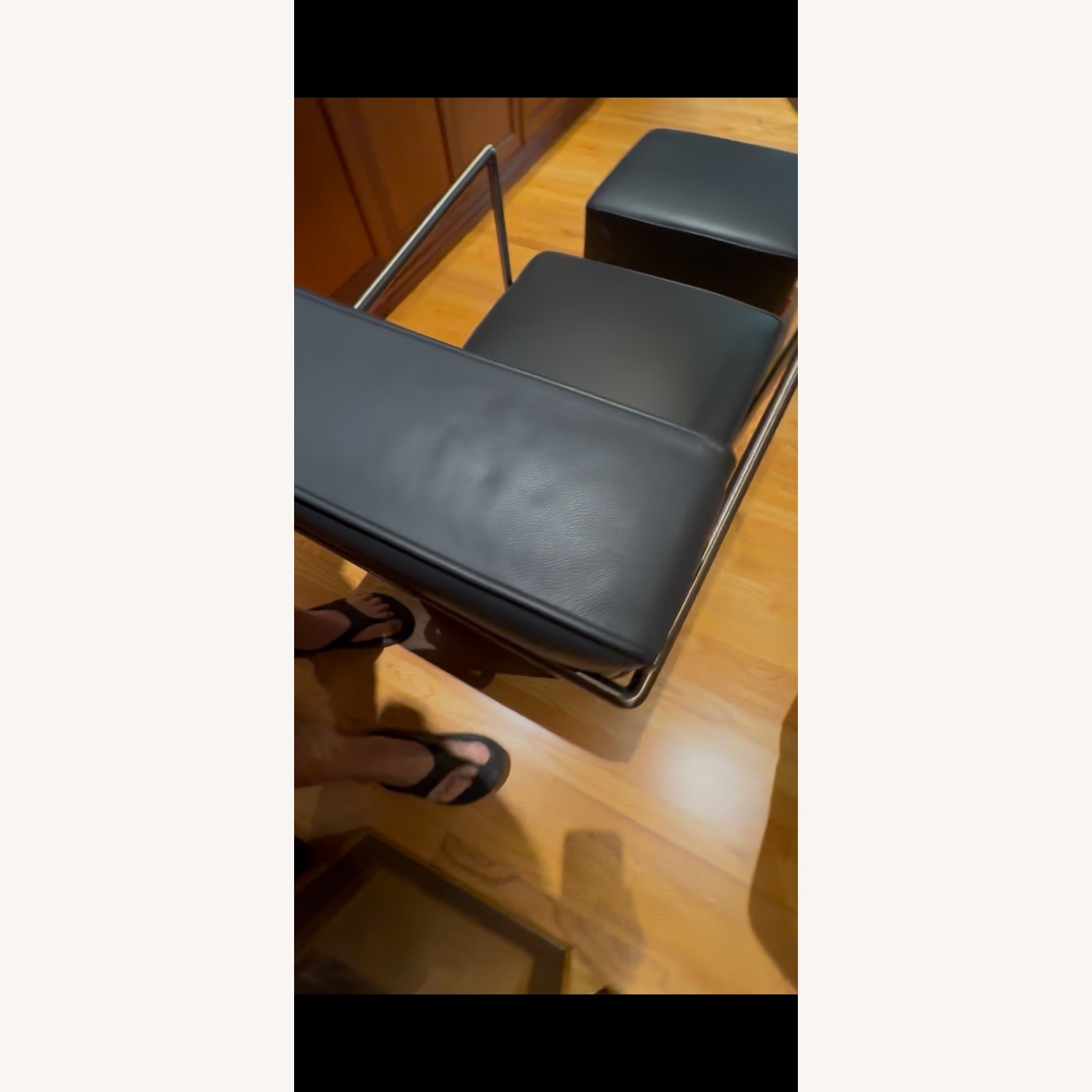 Flexform A.B.C. Armchair and Ottoman - image-3