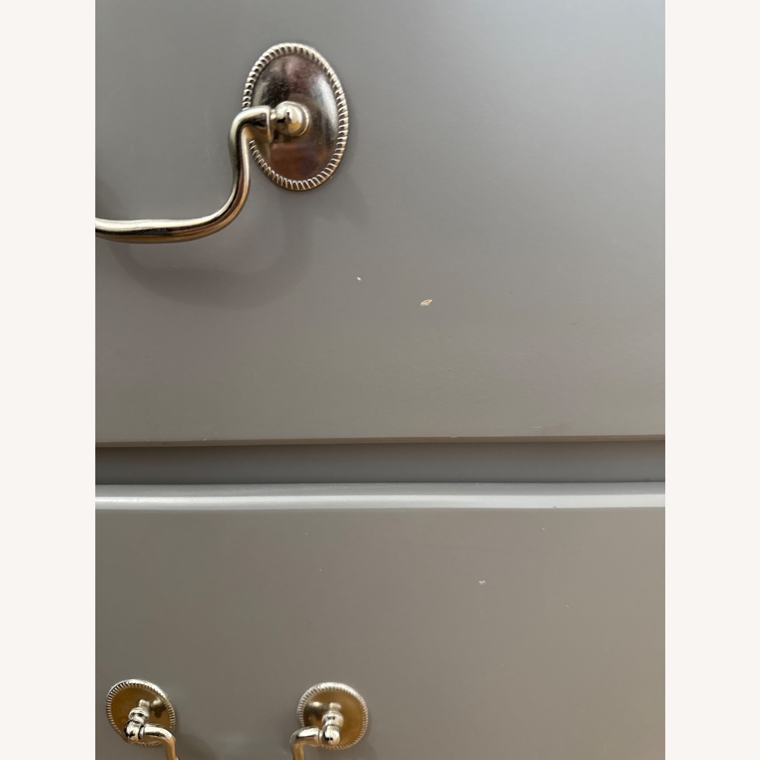 Raymour & Flanigan Place Gray Nightstand - image-5