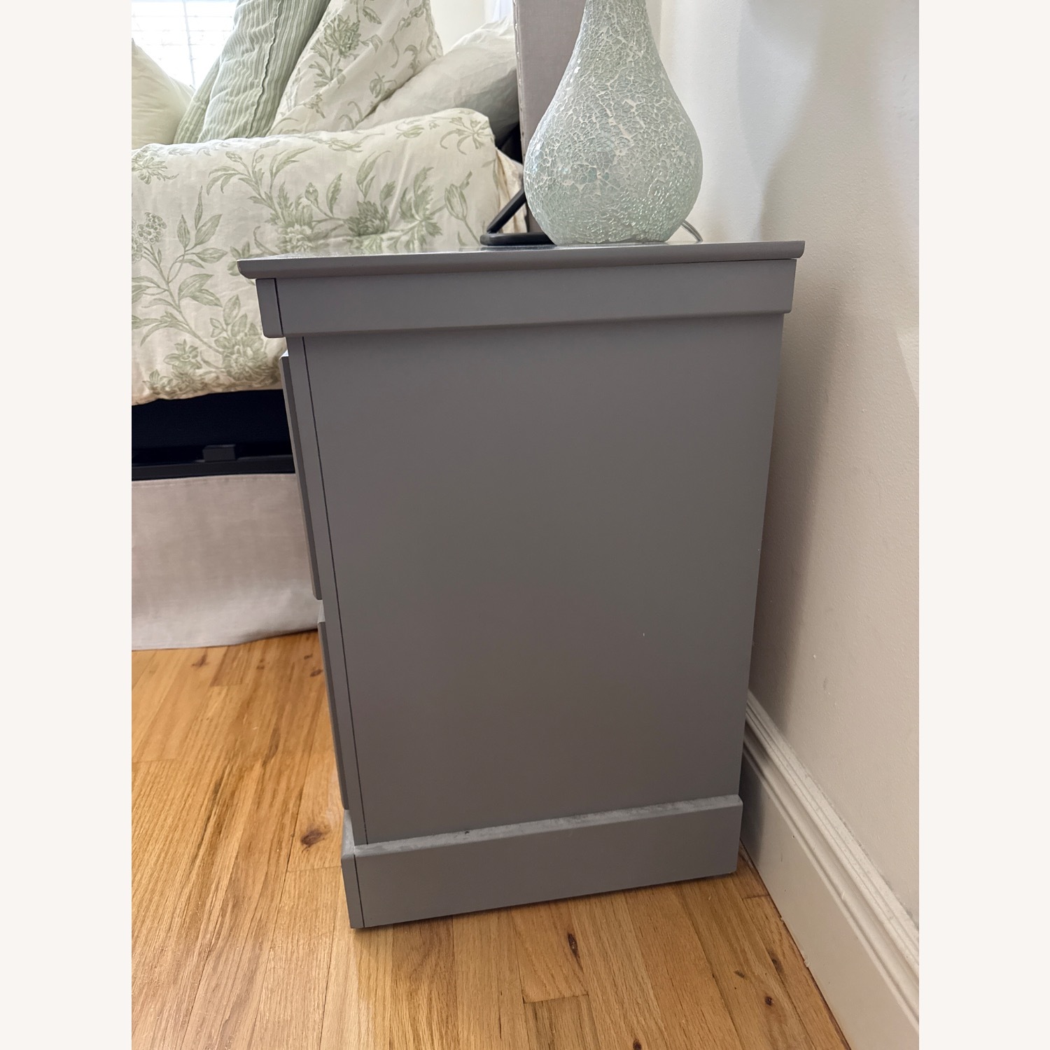Raymour & Flanigan Place Gray Nightstand - image-3
