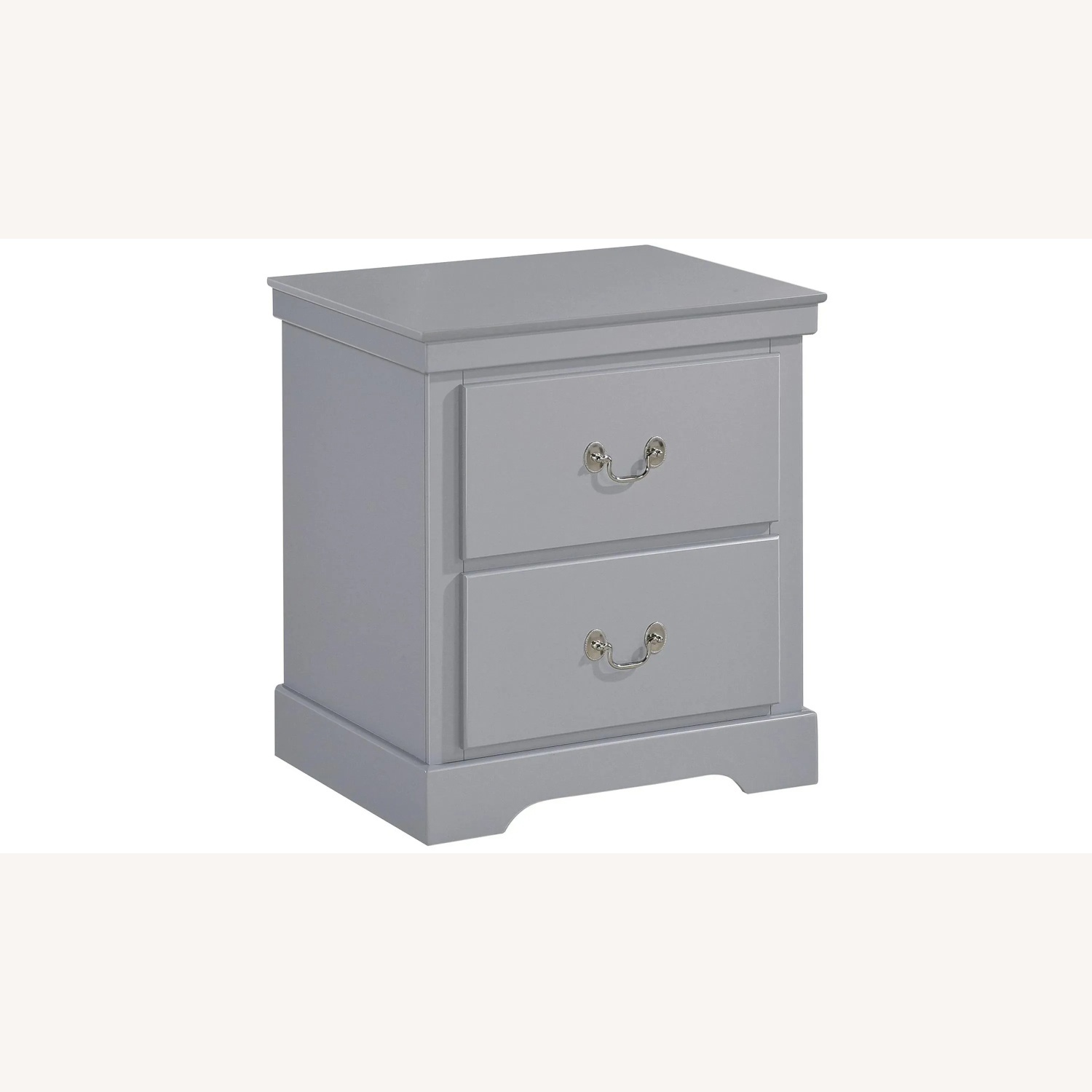 Raymour & Flanigan Place Gray Nightstand - image-6