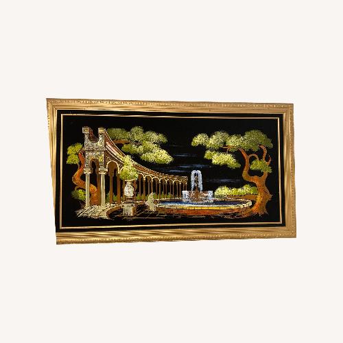 Used Ashbrook Lighted Velvet Painting  for sale on AptDeco
