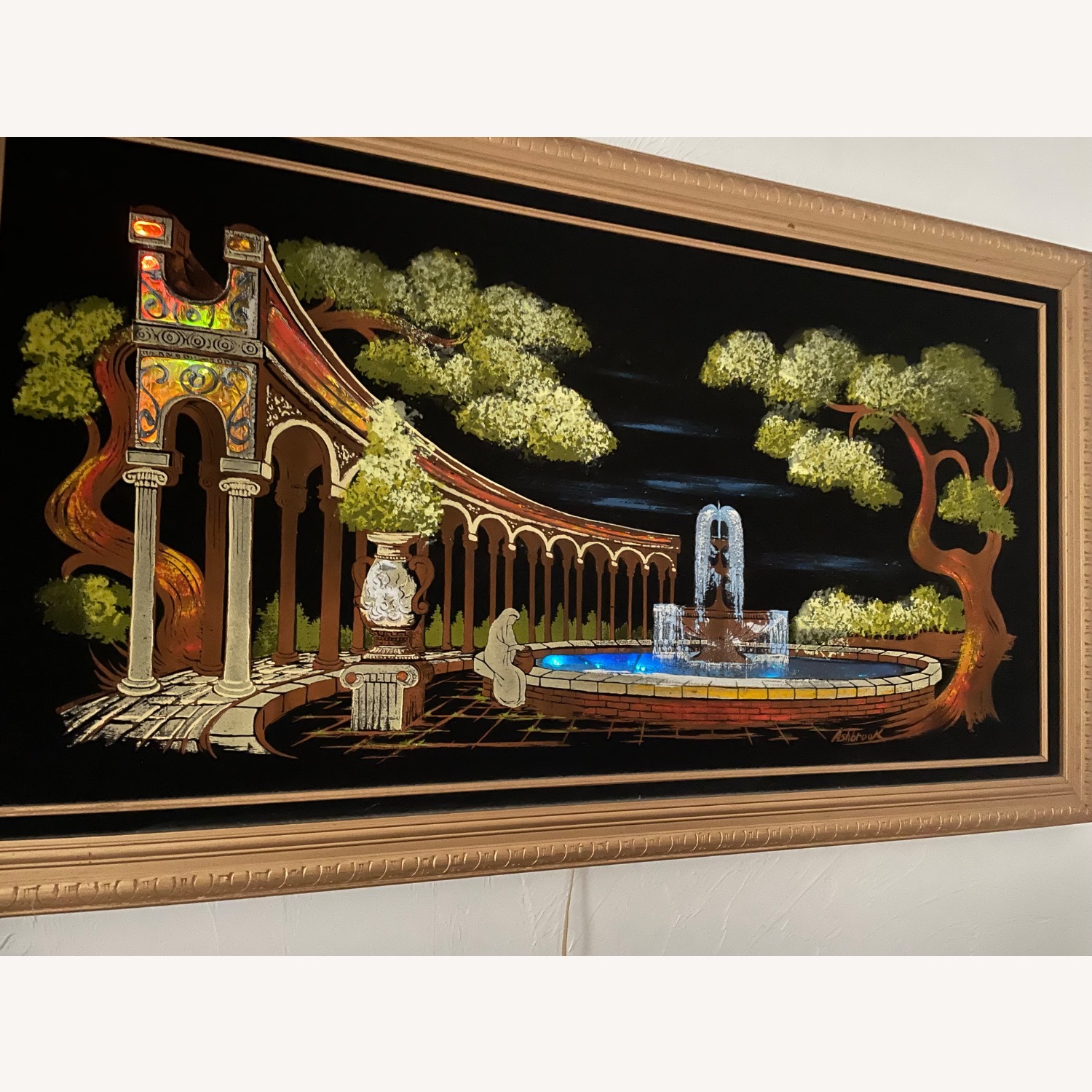 Ashbrook Lighted Velvet Painting  - image-2