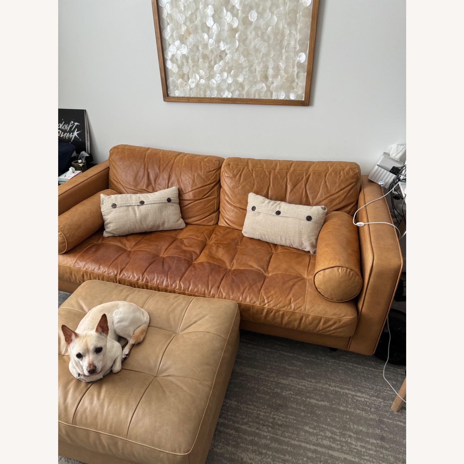 Article Sven 72" Charme Leather Sofa - image-2