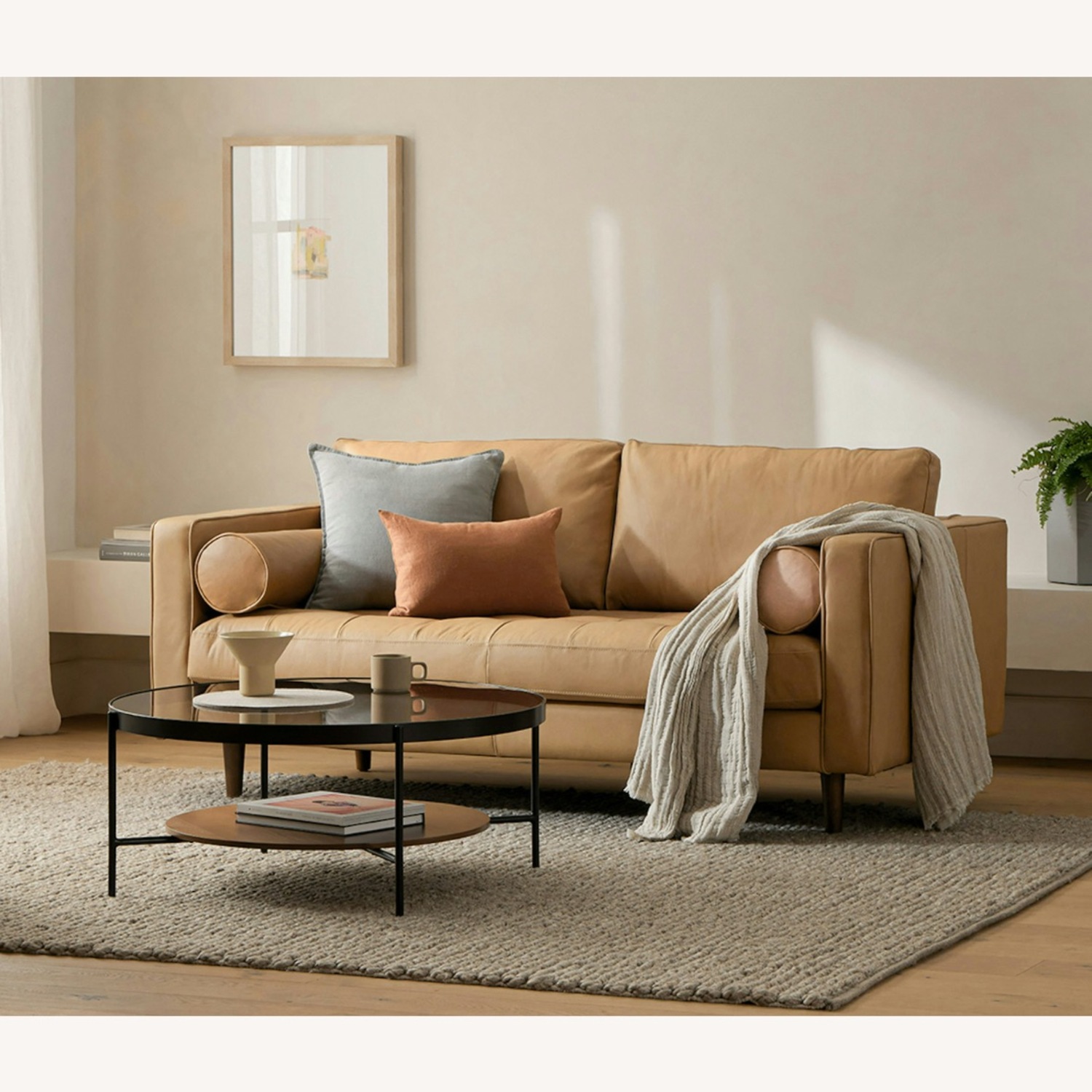 Article Sven 72" Charme Leather Sofa - image-1