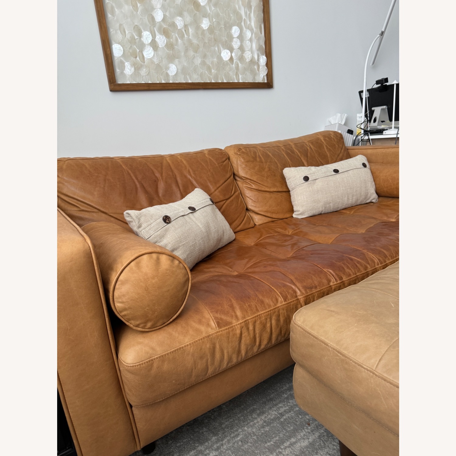 Article Sven 72" Charme Leather Sofa - image-3