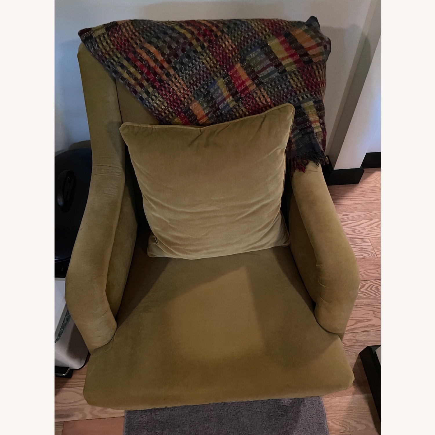 ABC Carpet and Home Deep Comfortable and Stylish Armchair with Ottoman - image-4