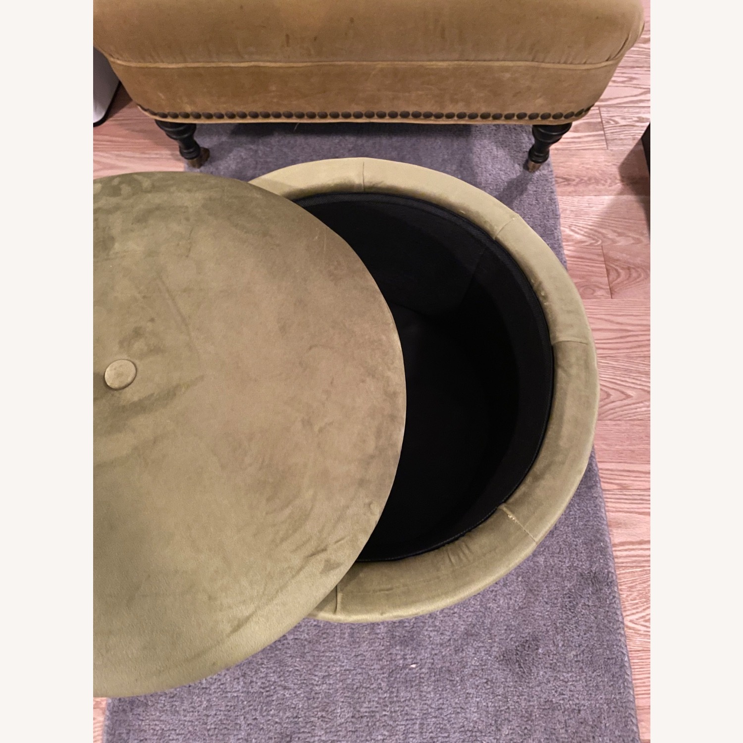 ABC Carpet and Home Deep Comfortable and Stylish Armchair with Ottoman - image-6