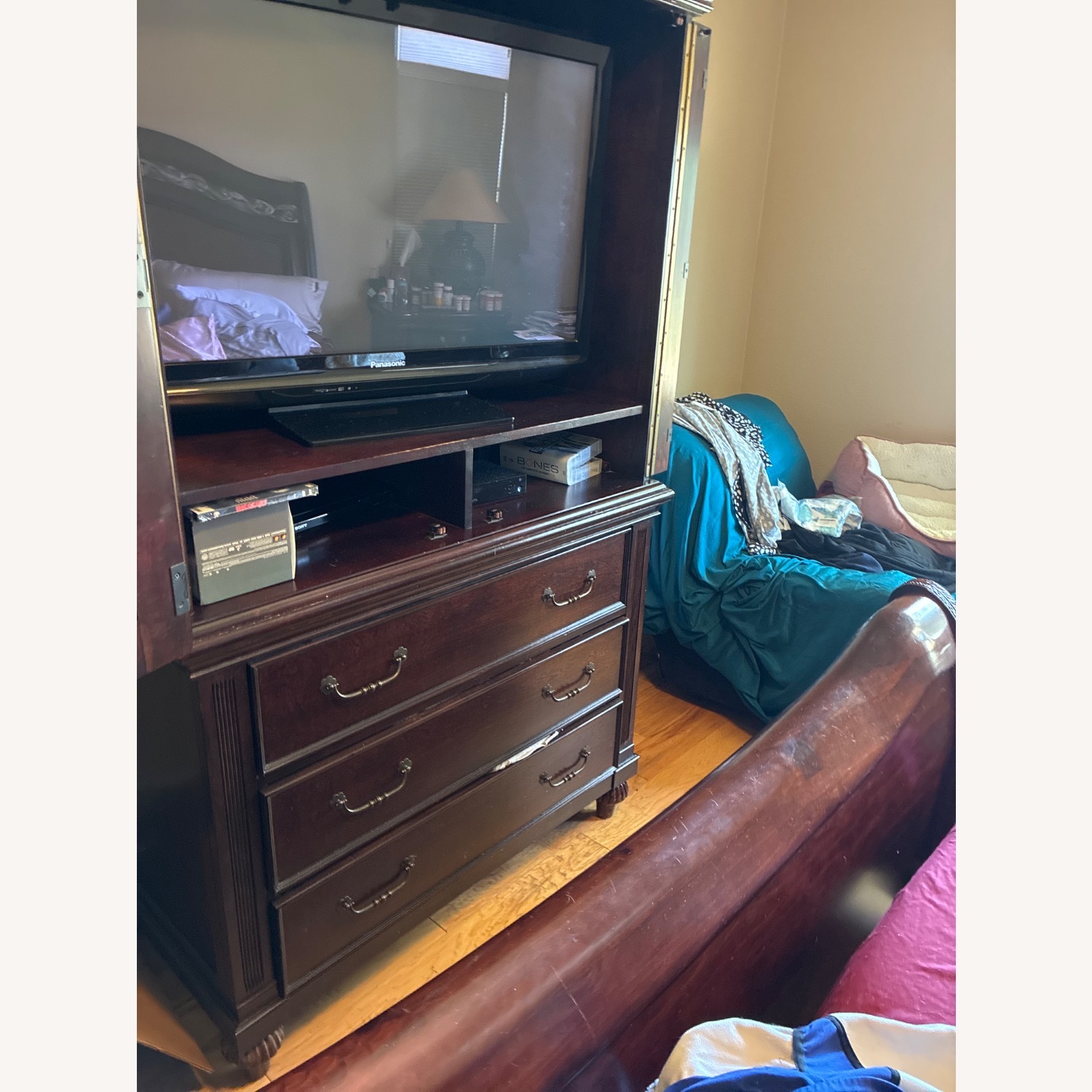 Tv Armoire with 3 Drawers  - image-1