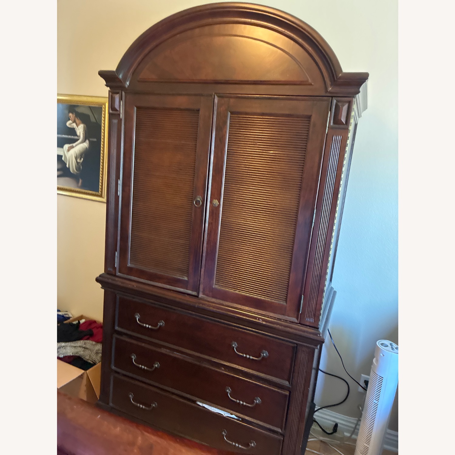 Tv Armoire with 3 Drawers  - image-2