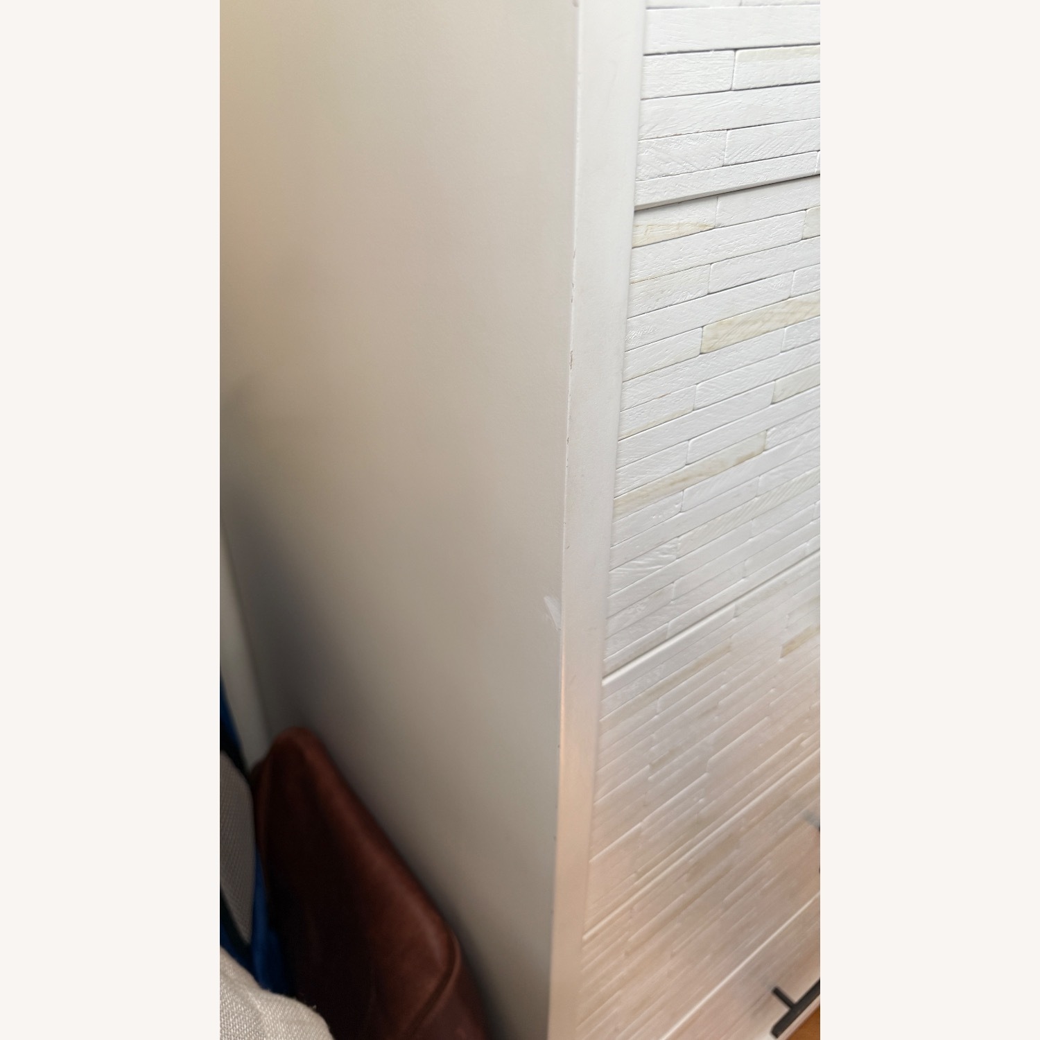 West Elm White Tiled Dresser- 5 Drawer - image-4