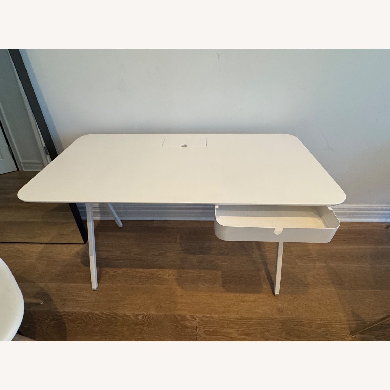 Poppin Key Desk with Pull Out Drawer - image-2