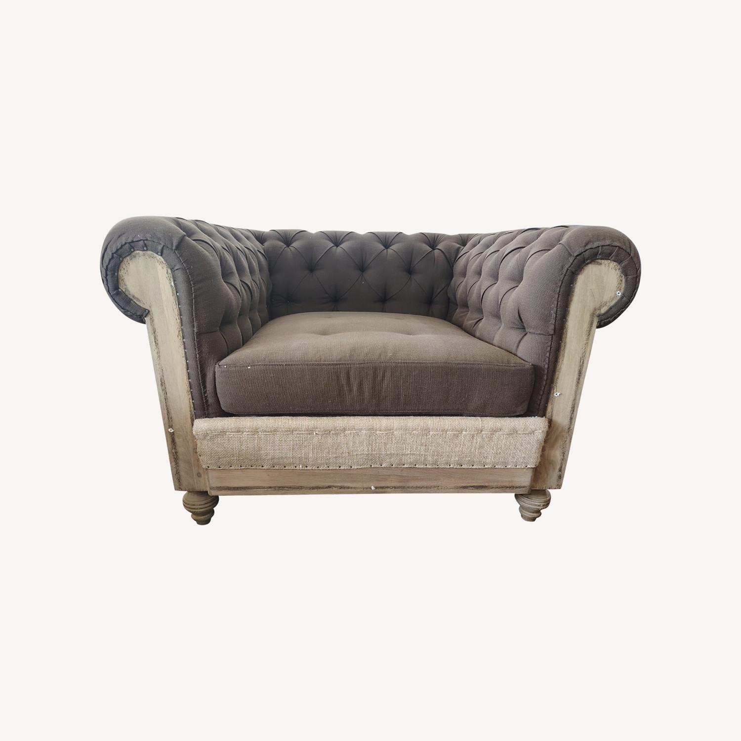 Restoration Hardware Chesterfield Chair - image-0