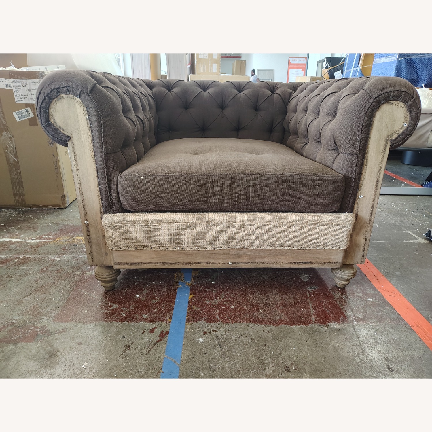 Restoration Hardware Chesterfield Chair - image-5