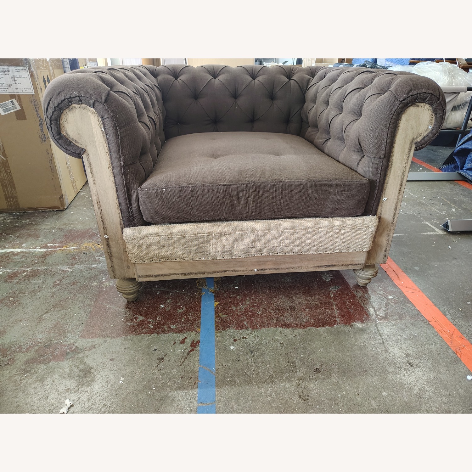 Restoration Hardware Chesterfield Chair - image-1