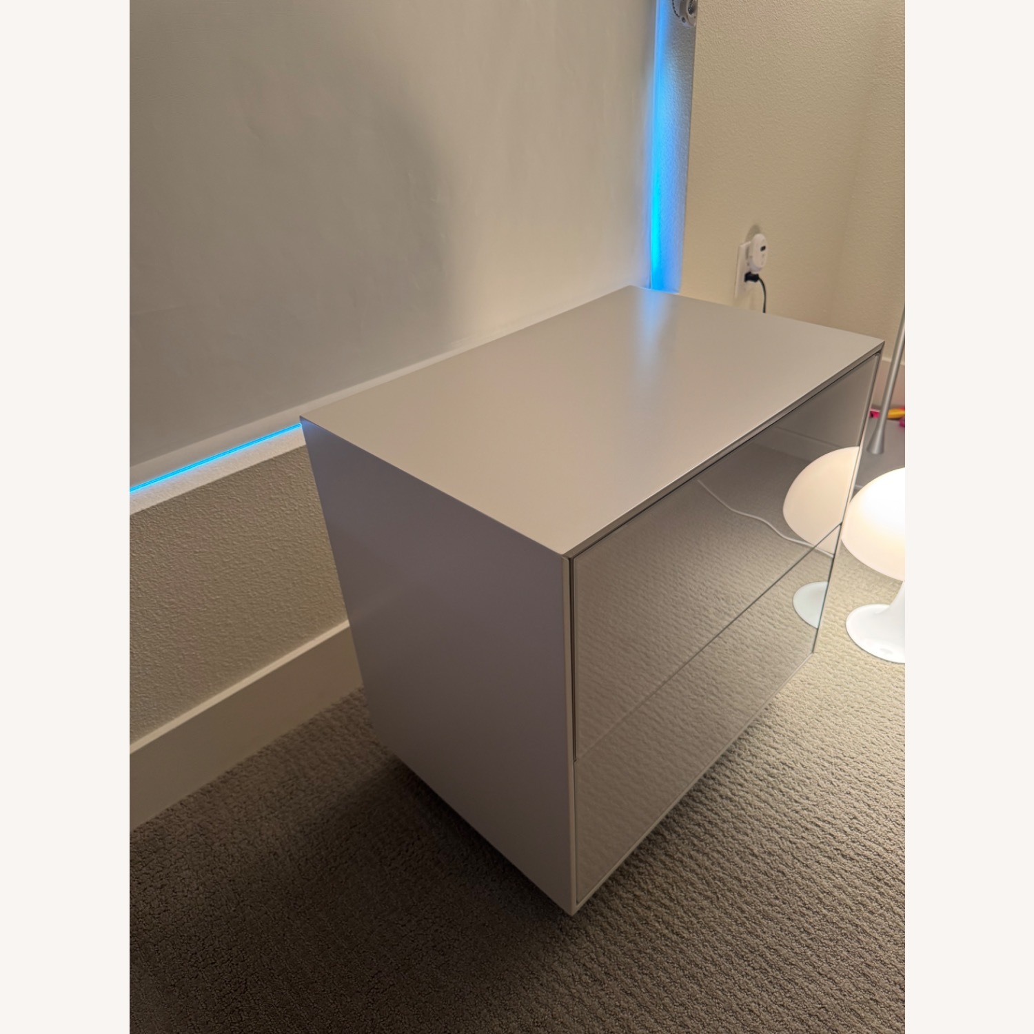 West Elm Emilia Nightstand Haze - image-3