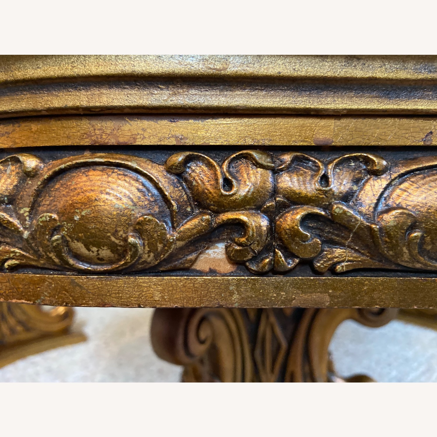 Vintage Marble Top Coffee Table - image-4