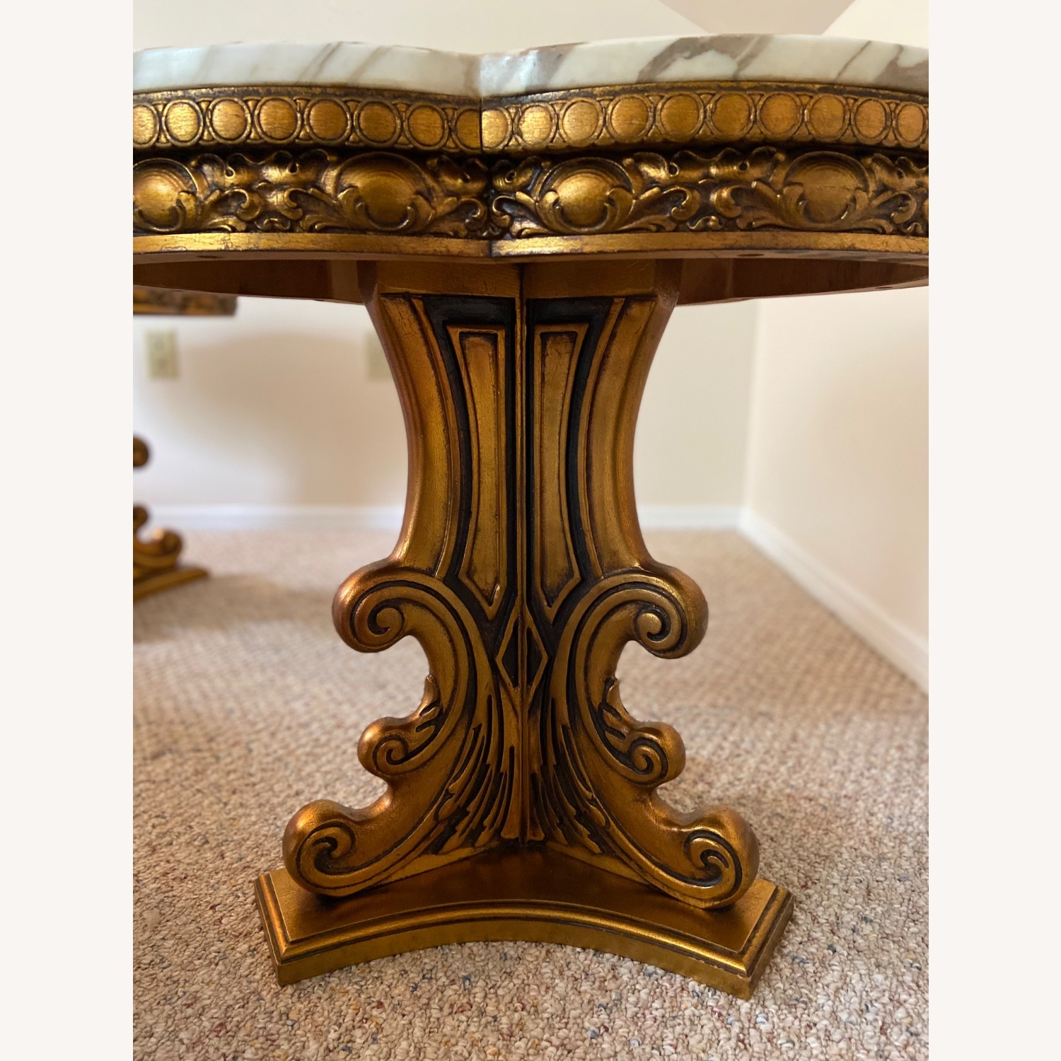 Vintage Marble Top End Tables - image-6