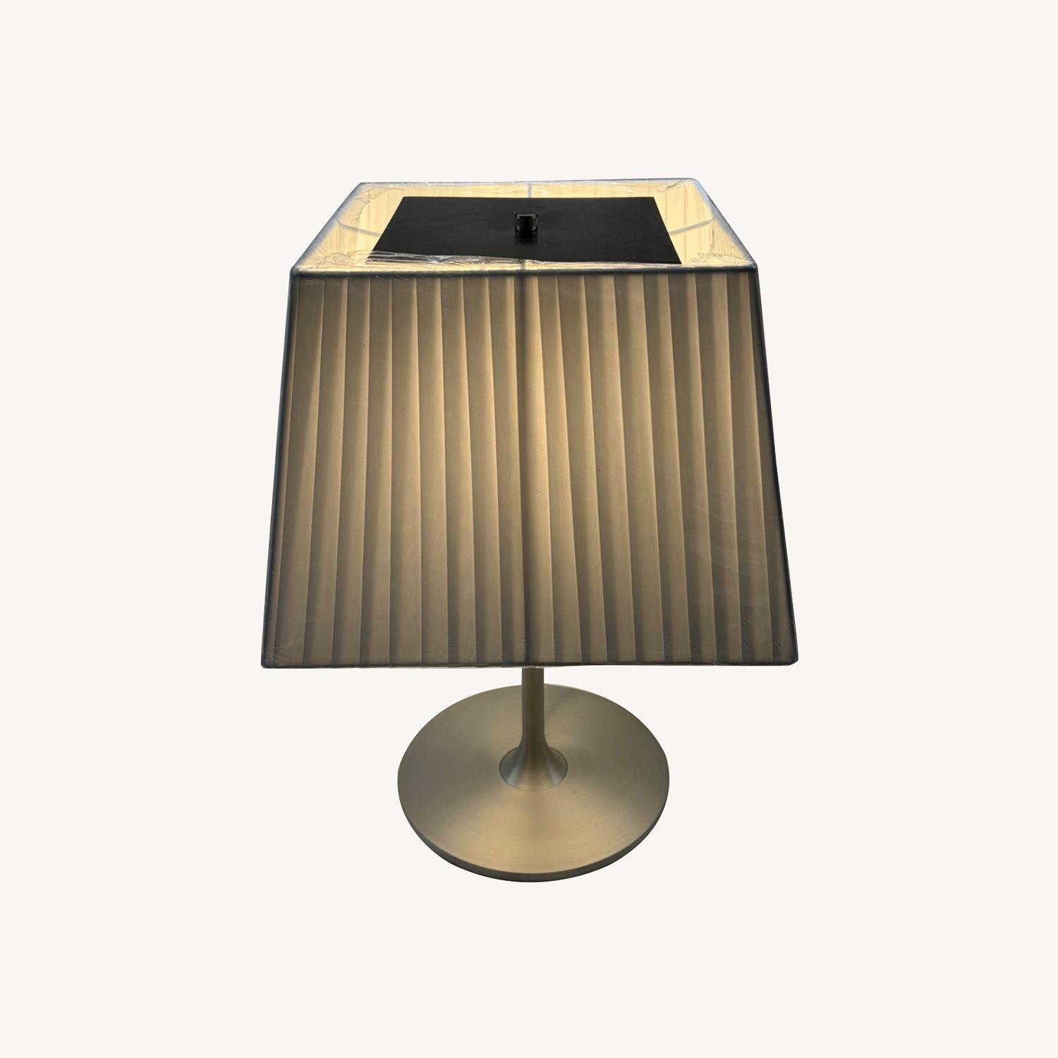 Brushed Aluminum Table Lamp - image-0