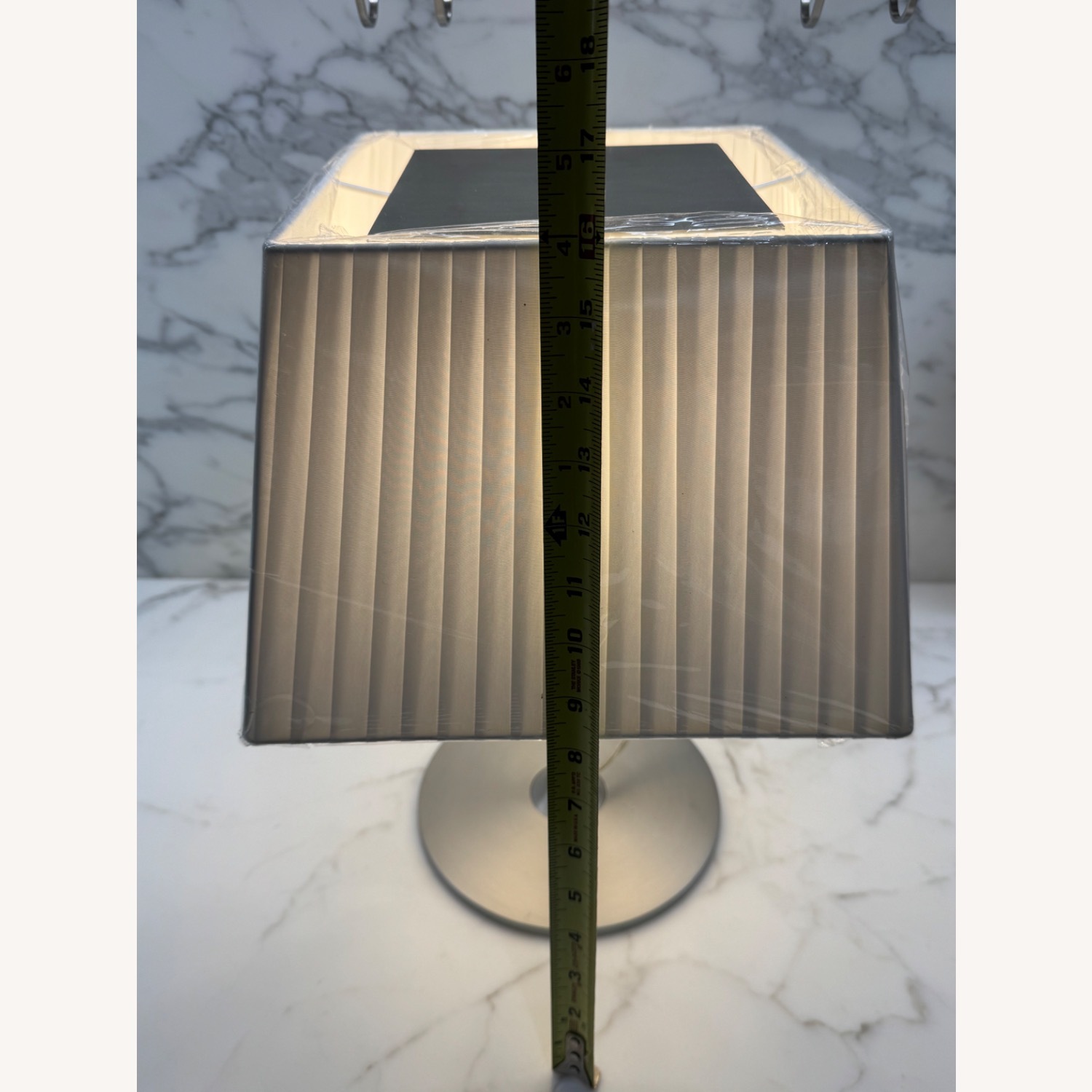 Brushed Aluminum Table Lamp - image-5