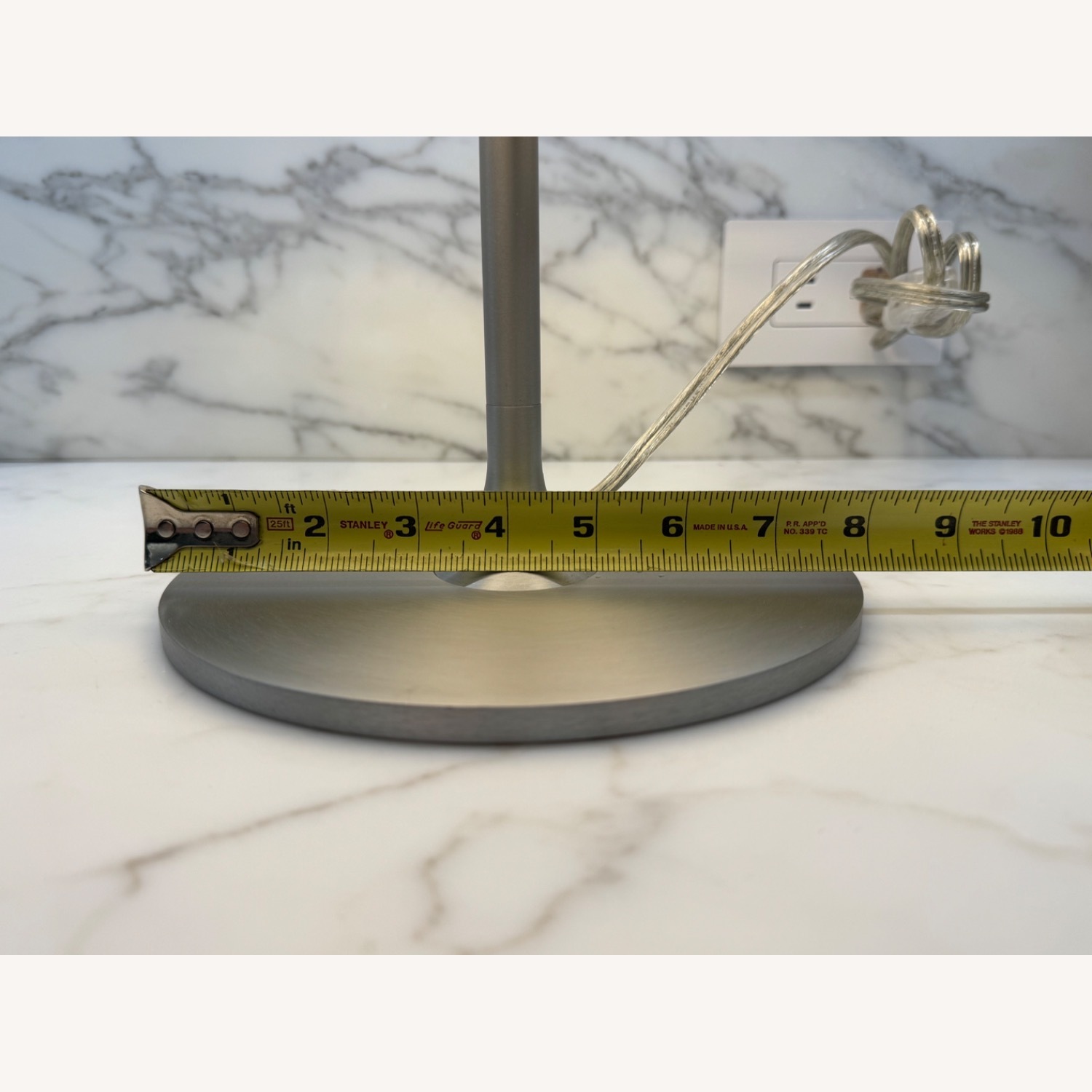 Brushed Aluminum Table Lamp - image-4