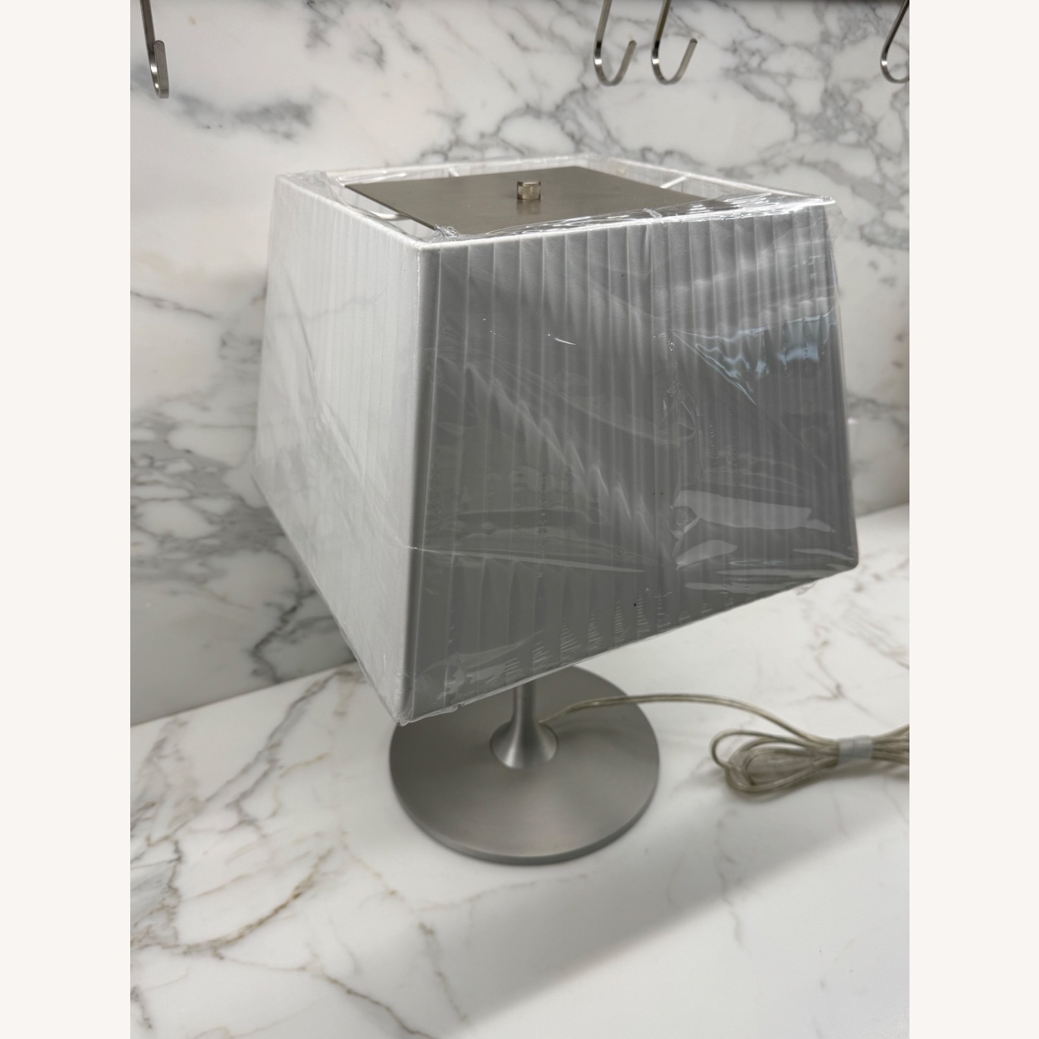 Brushed Aluminum Table Lamp - image-7