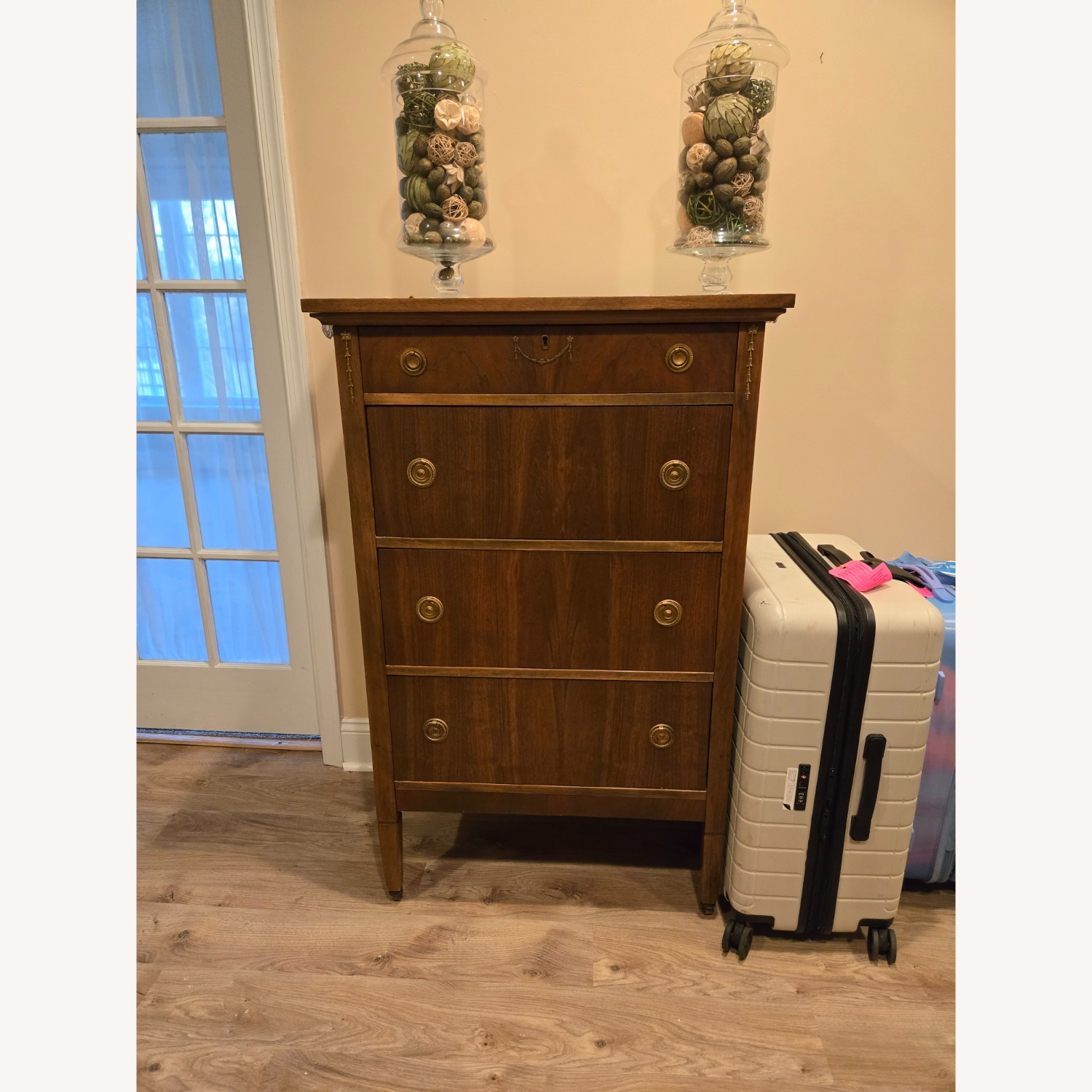 Vintage Unagusta High Boy Dresser with Mirror - image-8