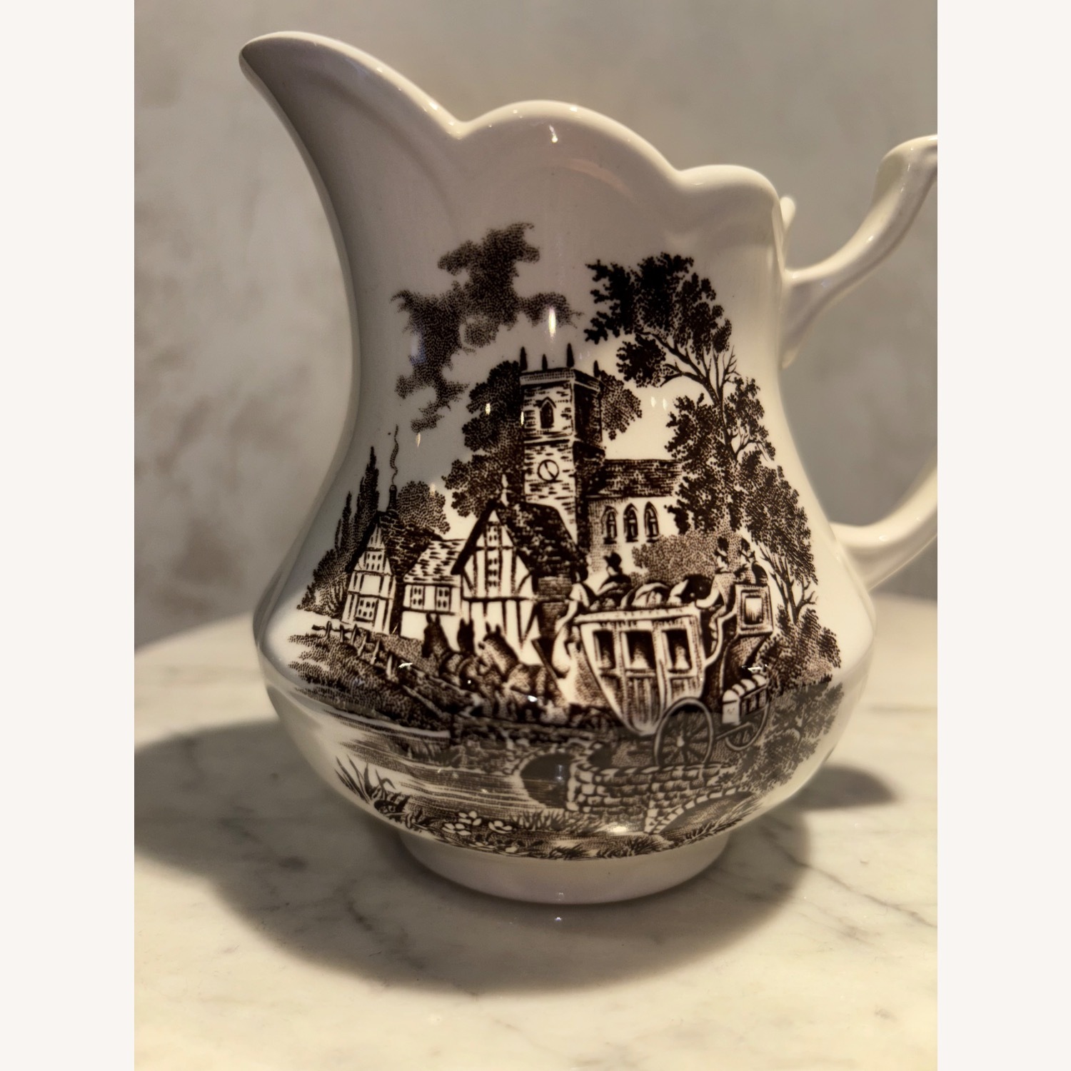 Vintage Stratford Stage Creamer By J.&G. Meakin  - image-7