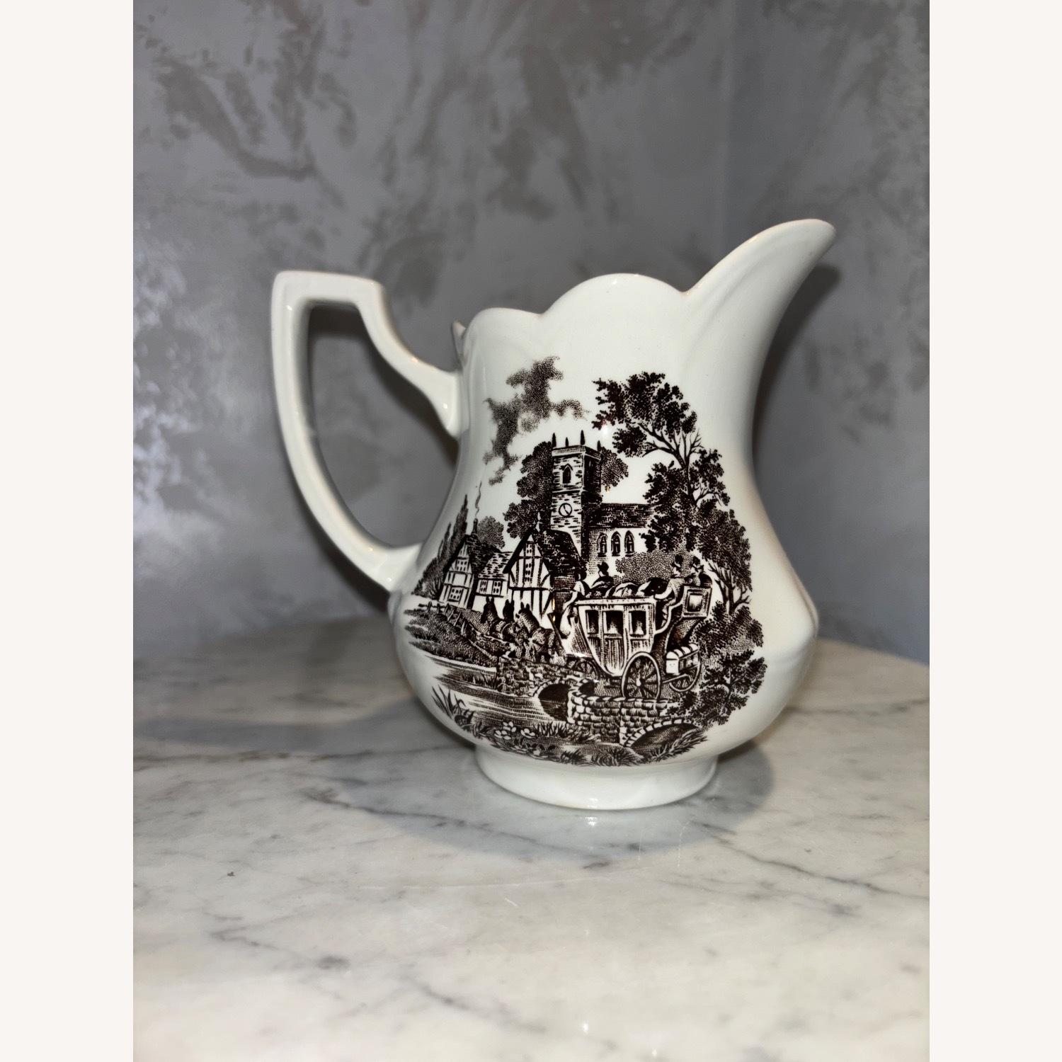 Vintage Stratford Stage Creamer By J.&G. Meakin  - image-2