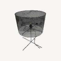 Designer Gray Acrylic Table Lamp