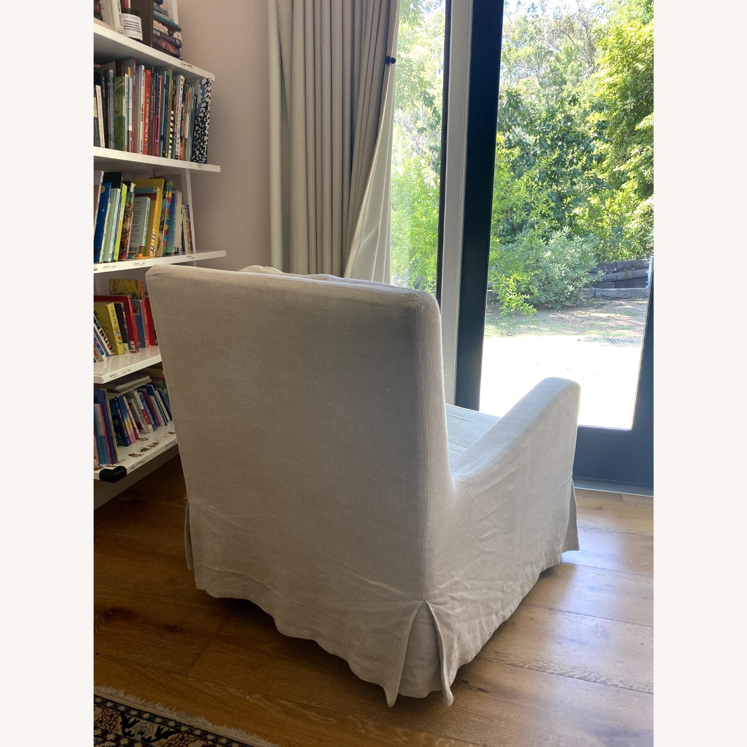 Restoration Hardware Belgian Swivel Glider - image-5