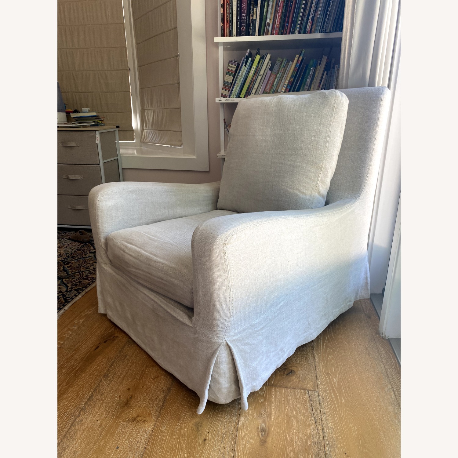 Restoration Hardware Belgian Swivel Glider - image-6