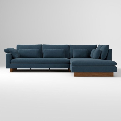 Used West Elm Harmony Sectional Couch and Ottoman for sale on AptDeco
