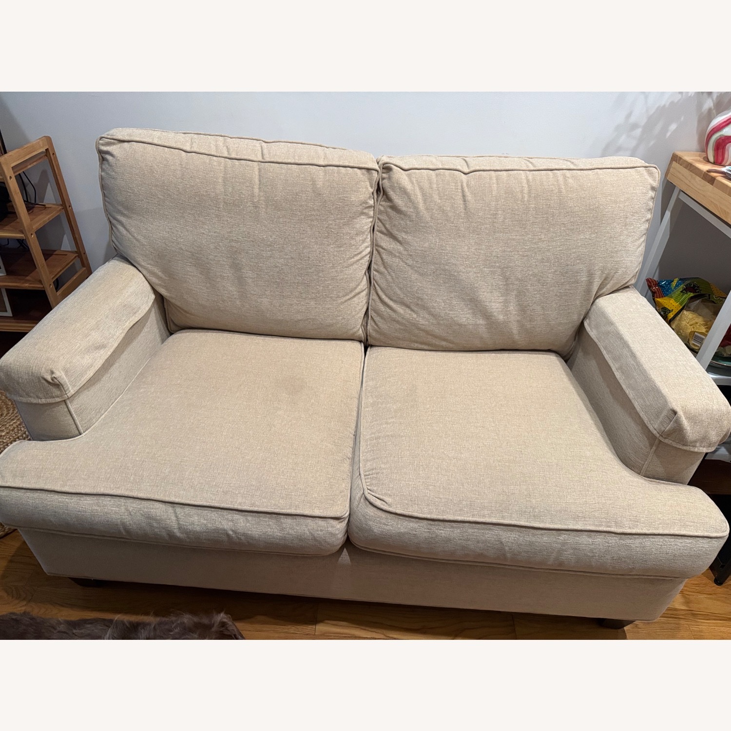 Bassett Furniture Track Arm Loveseat - image-1