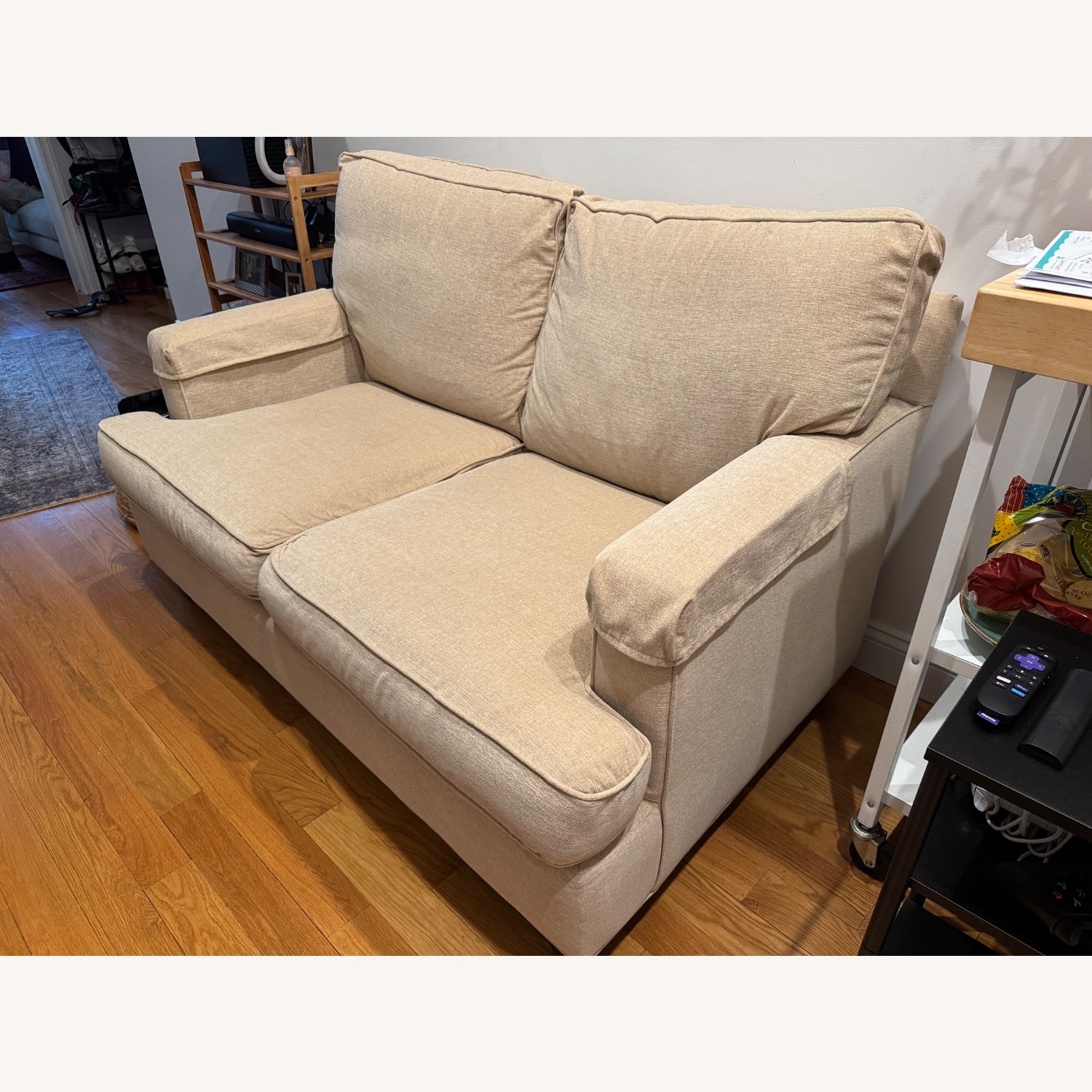 Bassett Furniture Track Arm Loveseat - image-2