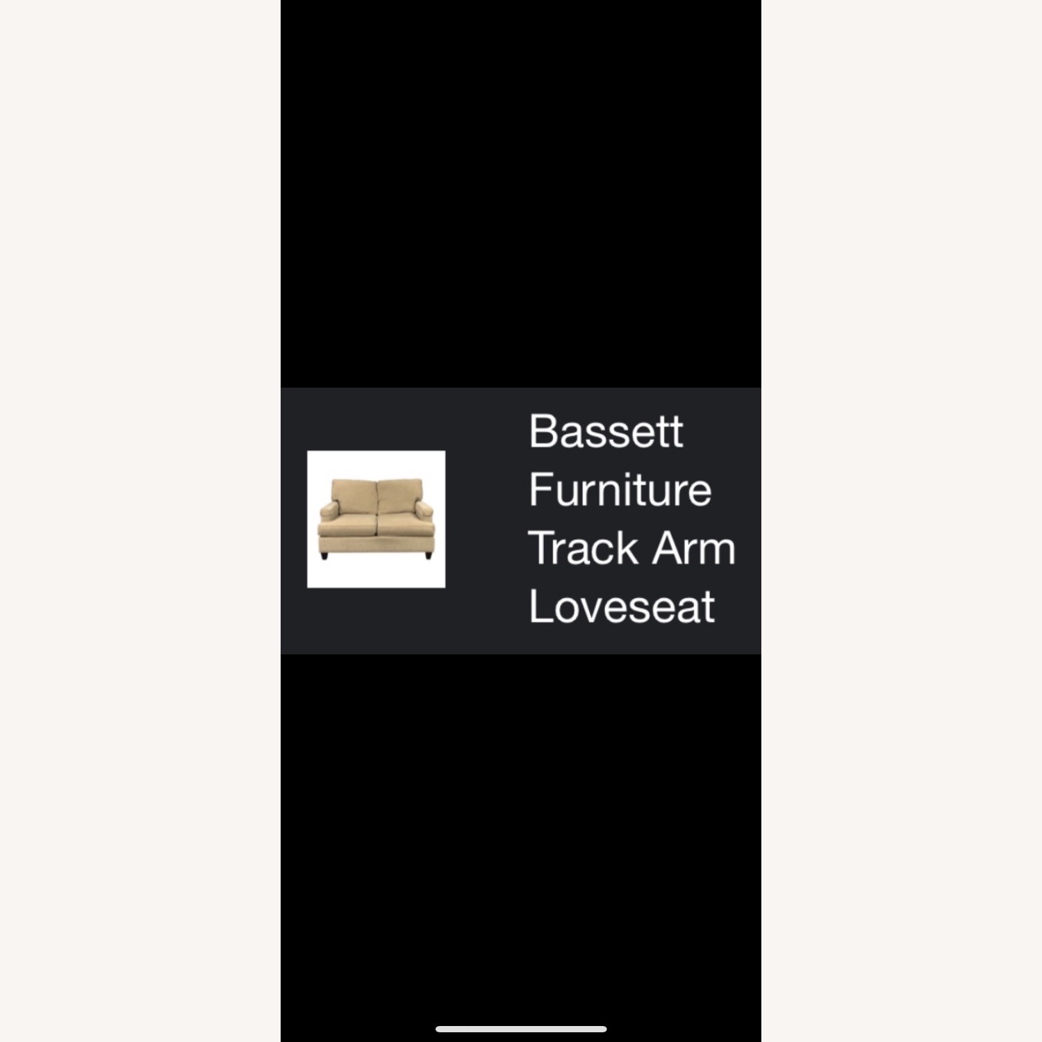 Bassett Furniture Track Arm Loveseat - image-4