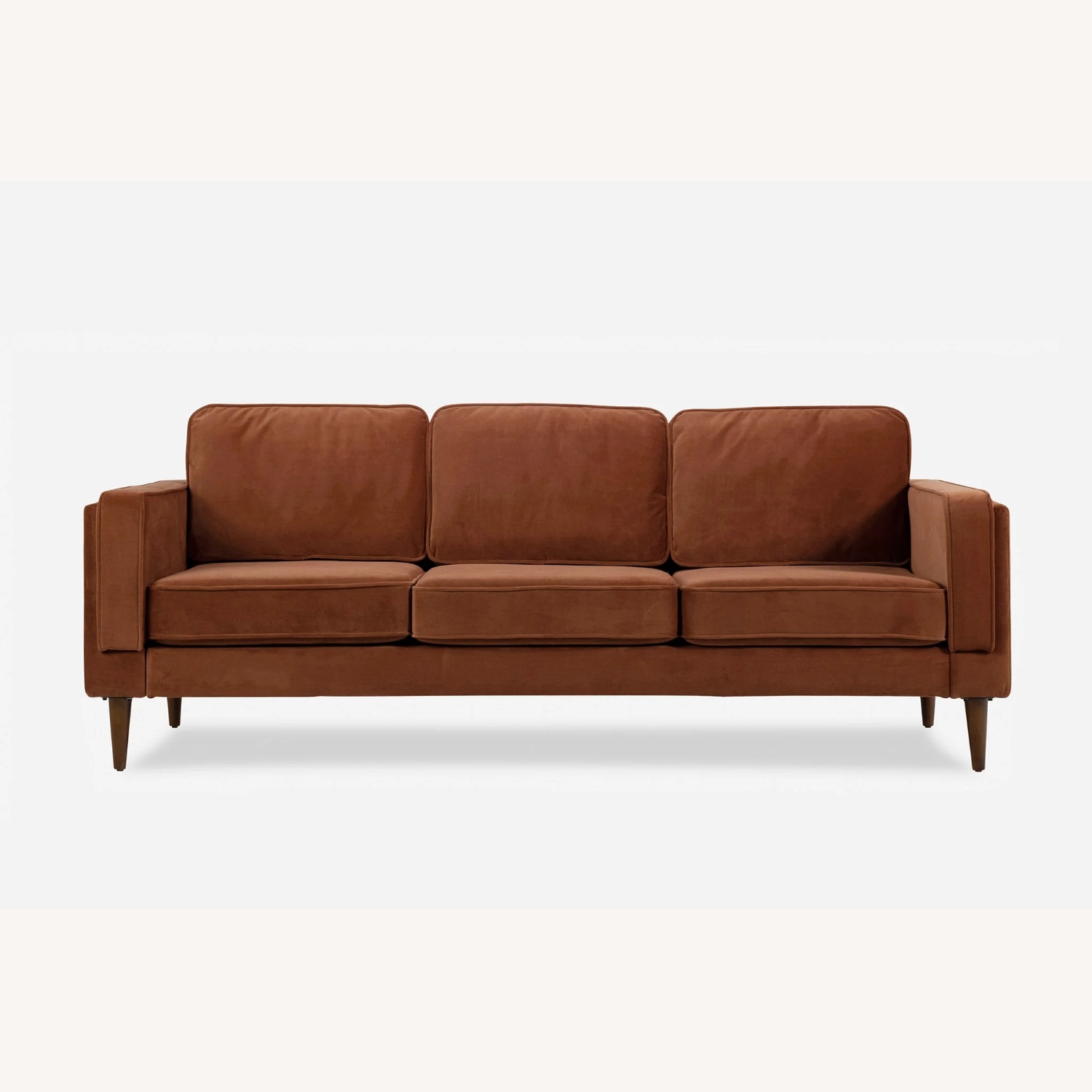 Albany Park Mid-Century Modern Velvet Sofa - image-6