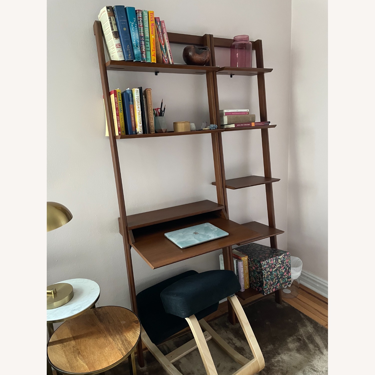 Rare Scandinavian Designs Magrit Wall Desk & Bookshelf - image-2