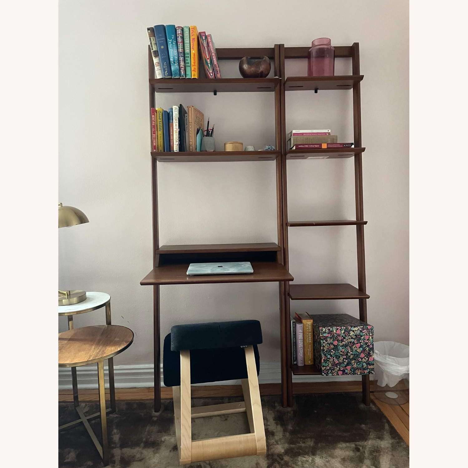 Rare Scandinavian Designs Magrit Wall Desk & Bookshelf - image-1