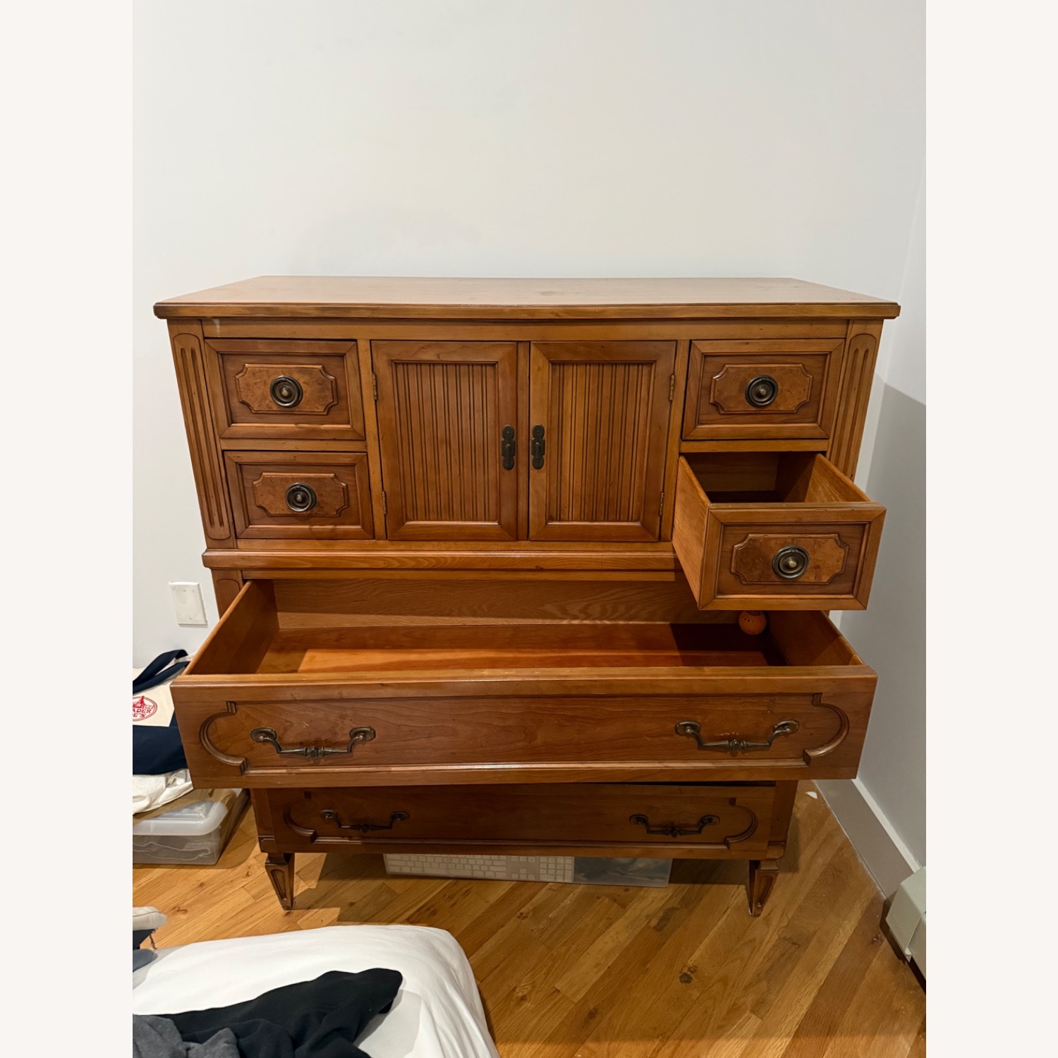 Vintage Dresser Seven Drawer Gentleman's Chest - image-2