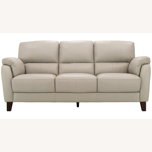 Used Raymour & Flanigan Harmony Leather Sofa for sale on AptDeco
