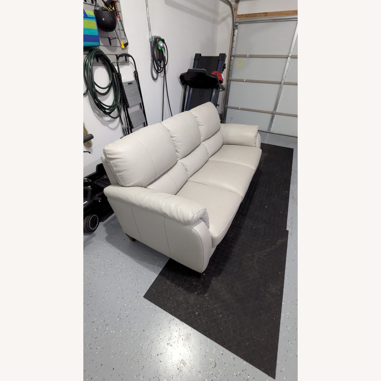 Raymour & Flanigan Harmony Leather Sofa - image-9