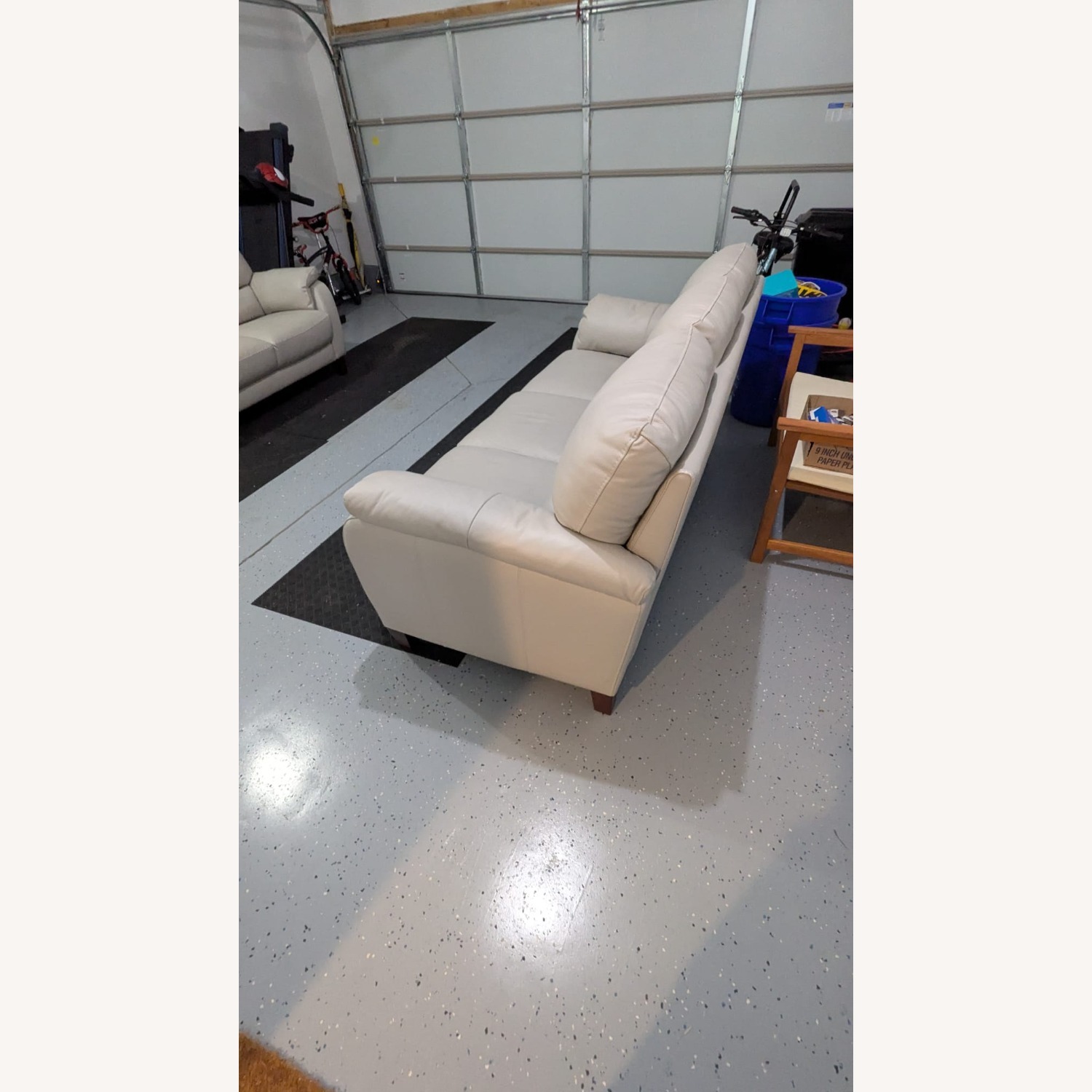 Raymour & Flanigan Harmony Leather Sofa - image-4