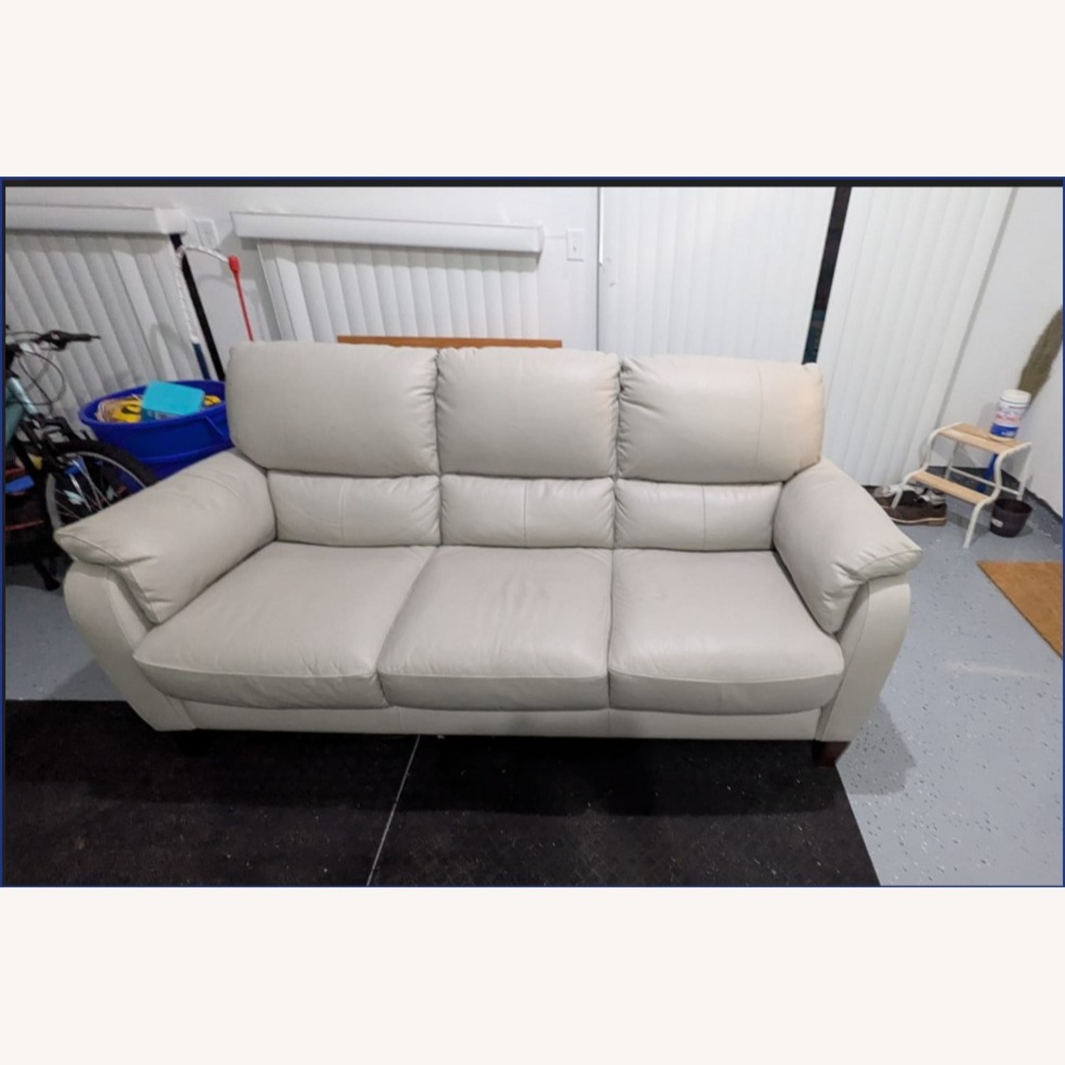 Raymour & Flanigan Harmony Leather Sofa - image-10