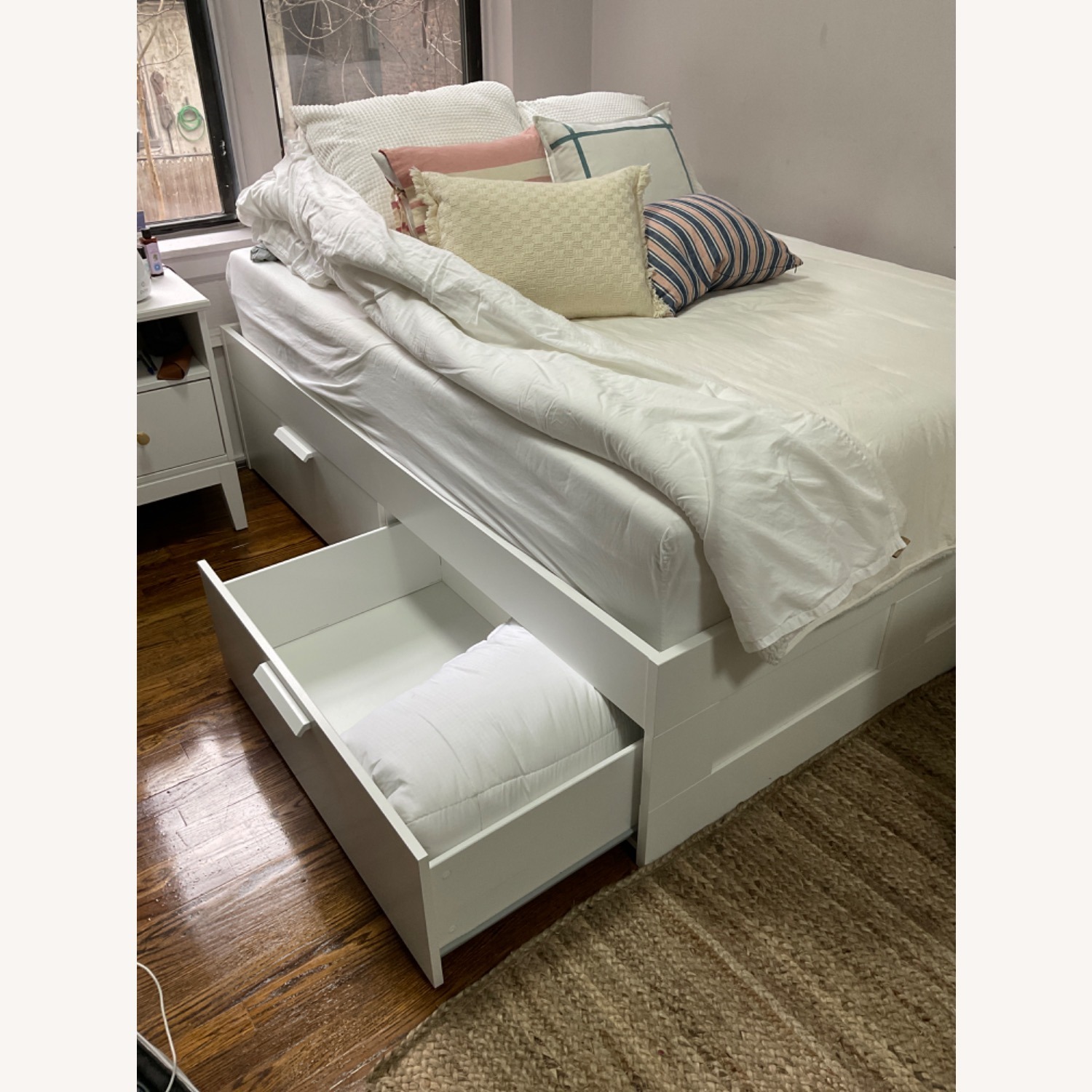 IKEA BRIMNES Bed Frame With Storage - image-3