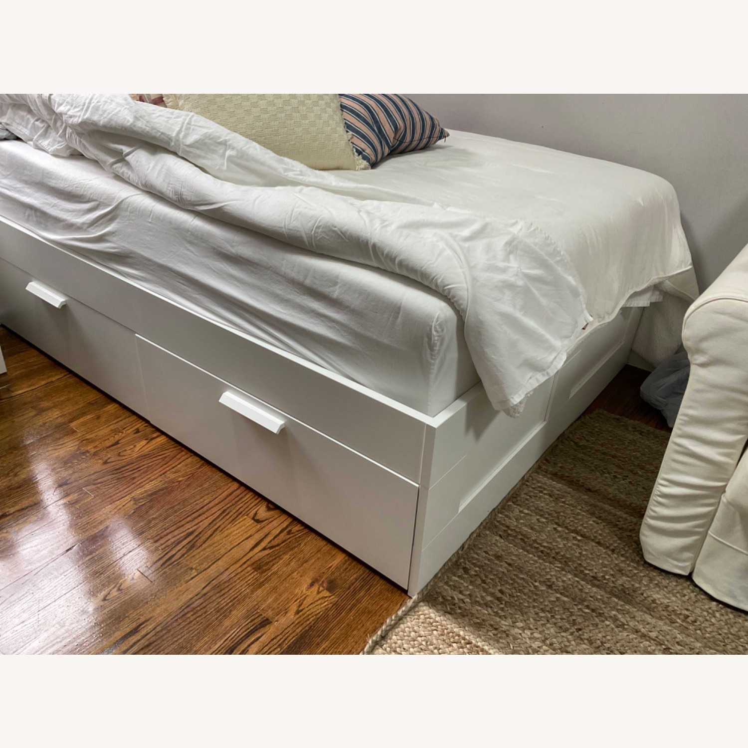 IKEA BRIMNES Bed Frame With Storage - image-2