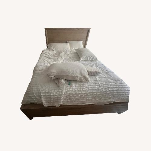 Used Queen Size Bed With Storage Space  for sale on AptDeco