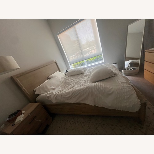 Used Queen Size Bed With Storage Space  for sale on AptDeco