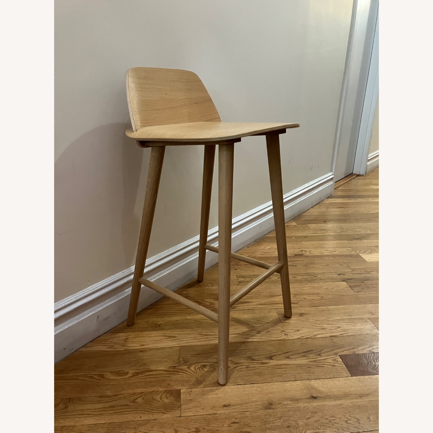 Alma Wooden Counter Stool - image-1