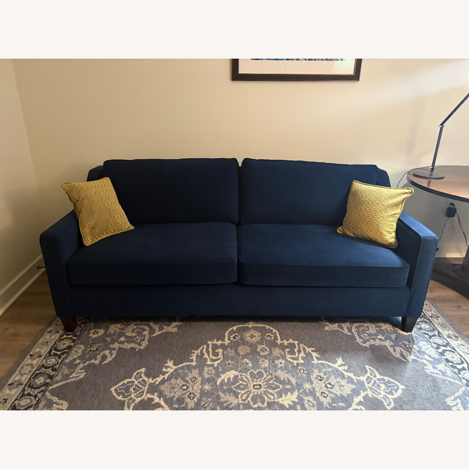 Paidge 81" Sleeper Sofa, Performance Velvet, Ink Blue - image-4