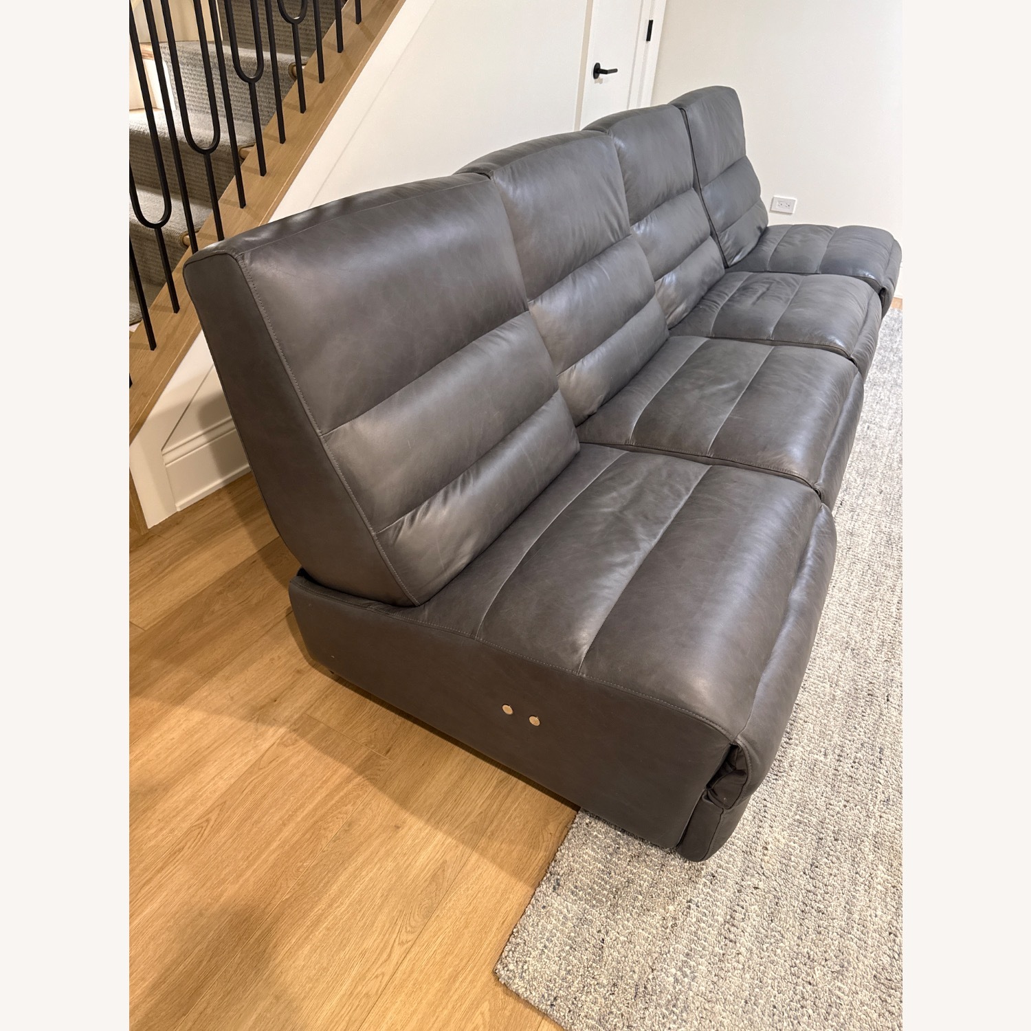 Arhaus Rowland Leather Armless Recliners (4) - image-1